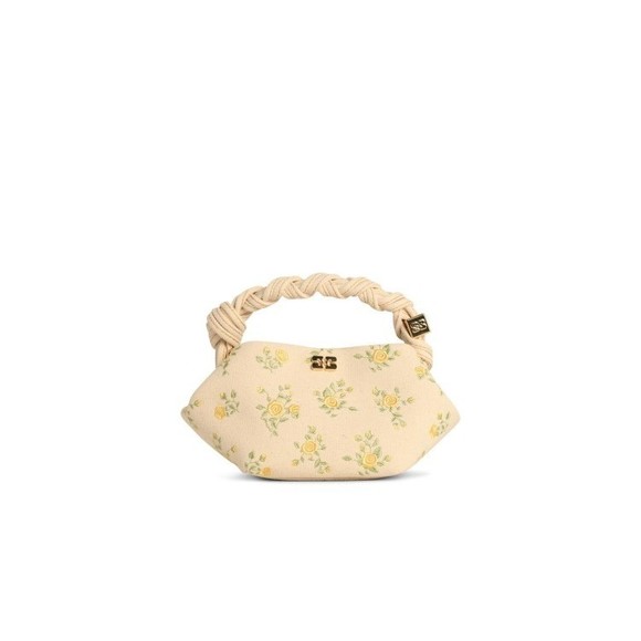 Ganni Handbags - Ganni Mini Bou Bag In Ivory Tela - NWT